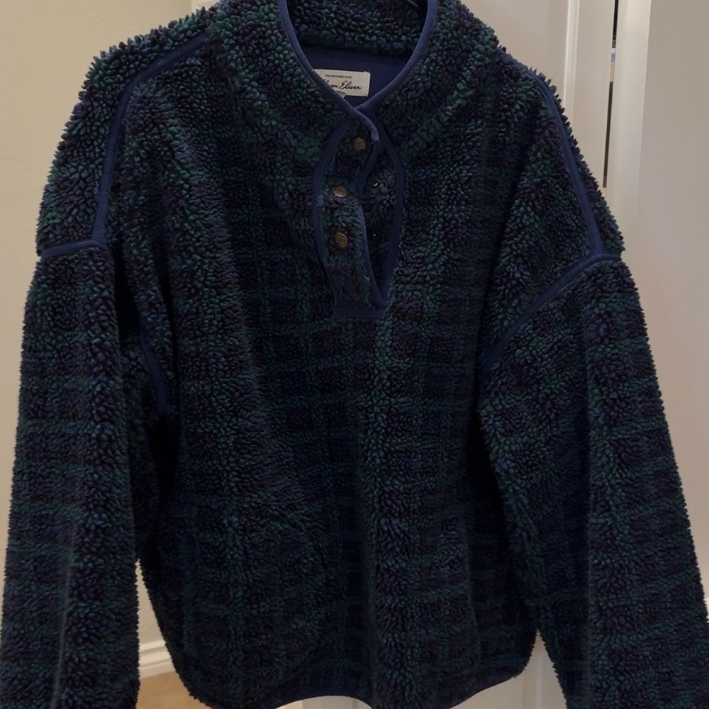 Eleven Eleven Plaid Fleece Pullover in Large - SOLD OUT ONLINE - Picture 5 of 5